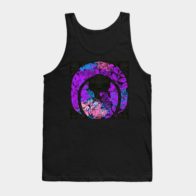 Purple circle Tank Top by Love you guys